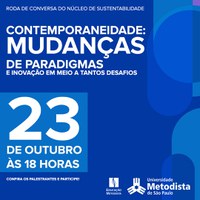 Roda de conversa trata de “Contemporaneidade: mudanças de paradigmas e inovação em meio a tantos desafios”