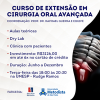 Parceria: curso de extensão em Cirurgia Oral Avançada