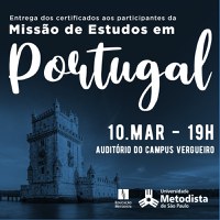 Participantes da Missão de Estudo em Portugal recebem certificado