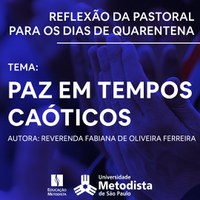 Paz em tempos caóticos