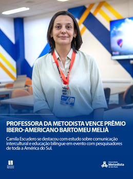 Professora da Metodista vence Prêmio Ibero-Americano Bartomeu Melià Professora da Metodista vence Prêmio Ibero-Americano Bartomeu Melià