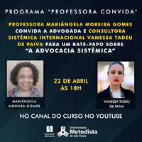 Programa "Professor Convida" promove bate-papo sobre Direito Sistêmico