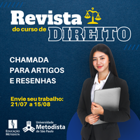 Revista do Curso de Direito abre chamada para publicação de artigos