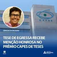 Tese de egressa recebe Menção Honrosa no Prêmio Capes de Teses