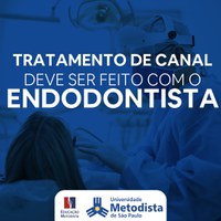 Tratamento de canal deve ser feito com o Endodontista