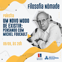 "Um novo modo de existir: pensando com Michel Foucault" é tema de encontro organizado pelo curso de Filosofia