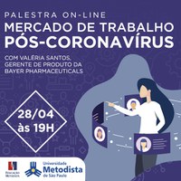 UMESP promove palestra sobre mercado de trabalho pós-Coronavírus