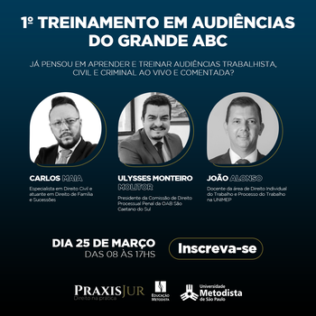 UMESP sedia 1º Treinamento em Audiências do Grande ABC e recebe especialistas