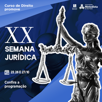 XX Semana Jurídica acontece no mês de outubro