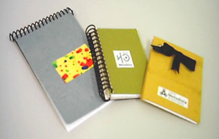 Blocos de rascunho e papel reciclado