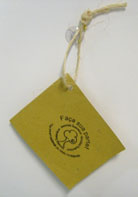 Lembrete de papel reciclado